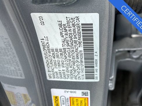 Certified 2023 Honda Accord Sport image 31