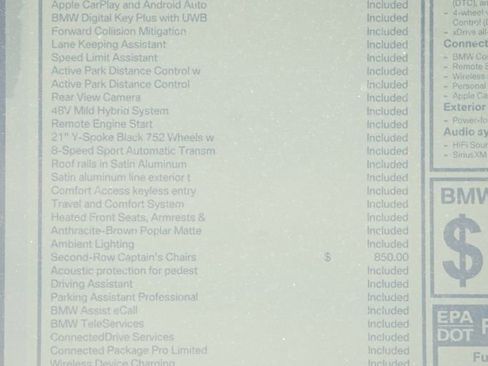 New 2026 BMW X7 xDrive40i w/ Premium Package image 9