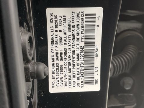 Used 2020 Honda Civic EX image 20