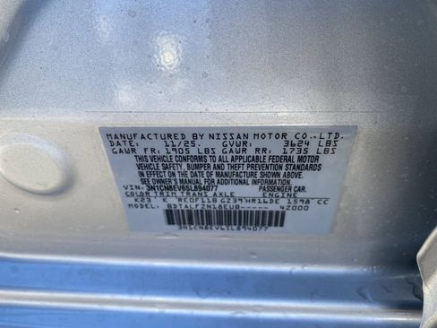 New 2025 Nissan Versa SV w/ Trunk Package image 35