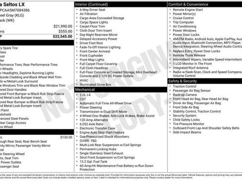 Used 2021 Kia Seltos LX image 3