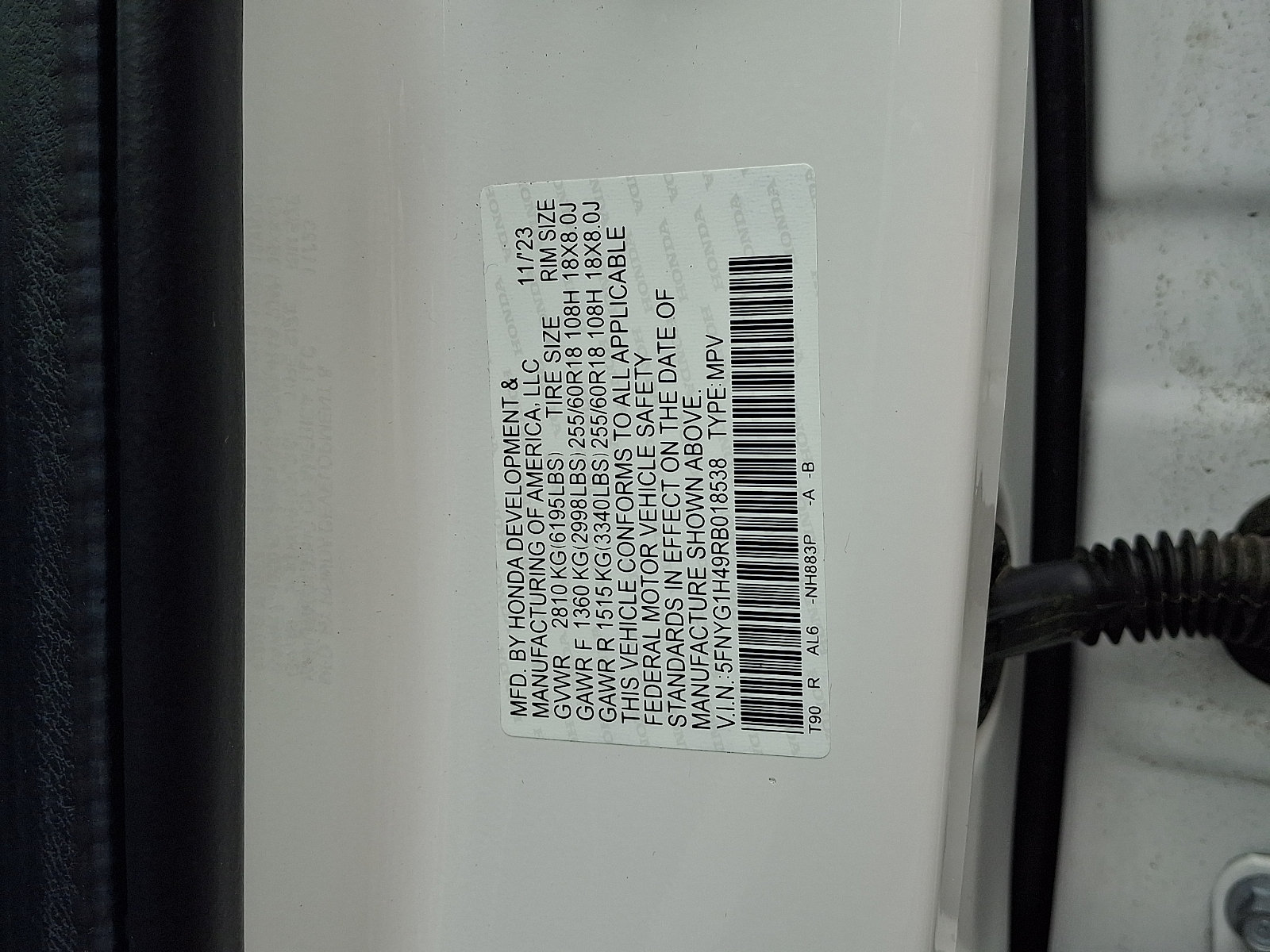Certified 2024 Honda Pilot EX-L image 19
