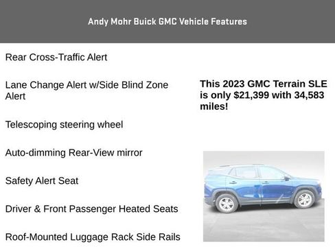 Used 2023 GMC Terrain SLE w/ Driver Convenience Package image 14