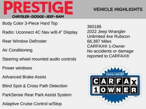 Used 2022 Jeep Wrangler Unlimited Rubicon 4xe w/ Safety Group AWD/4WD image 4