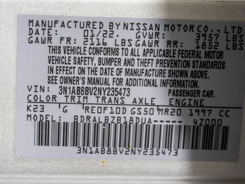 Used 2022 Nissan Sentra S FWD image 51
