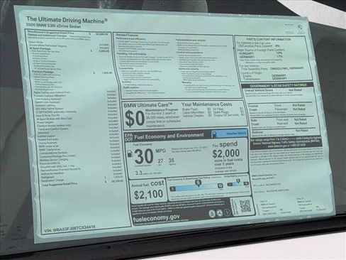 New 2026 BMW 530i xDrive AWD/4WD image 19