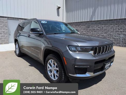 Used 2021 Jeep Grand Cherokee L Limited AWD/4WD image 1