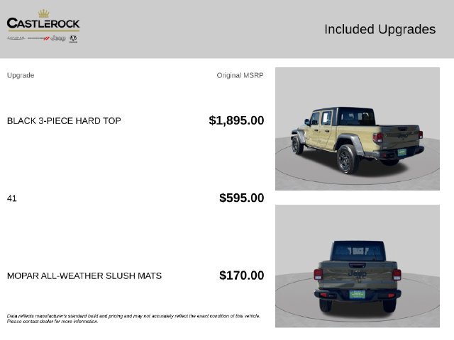 Certified 2026 Jeep Gladiator Sport AWD/4WD image 6