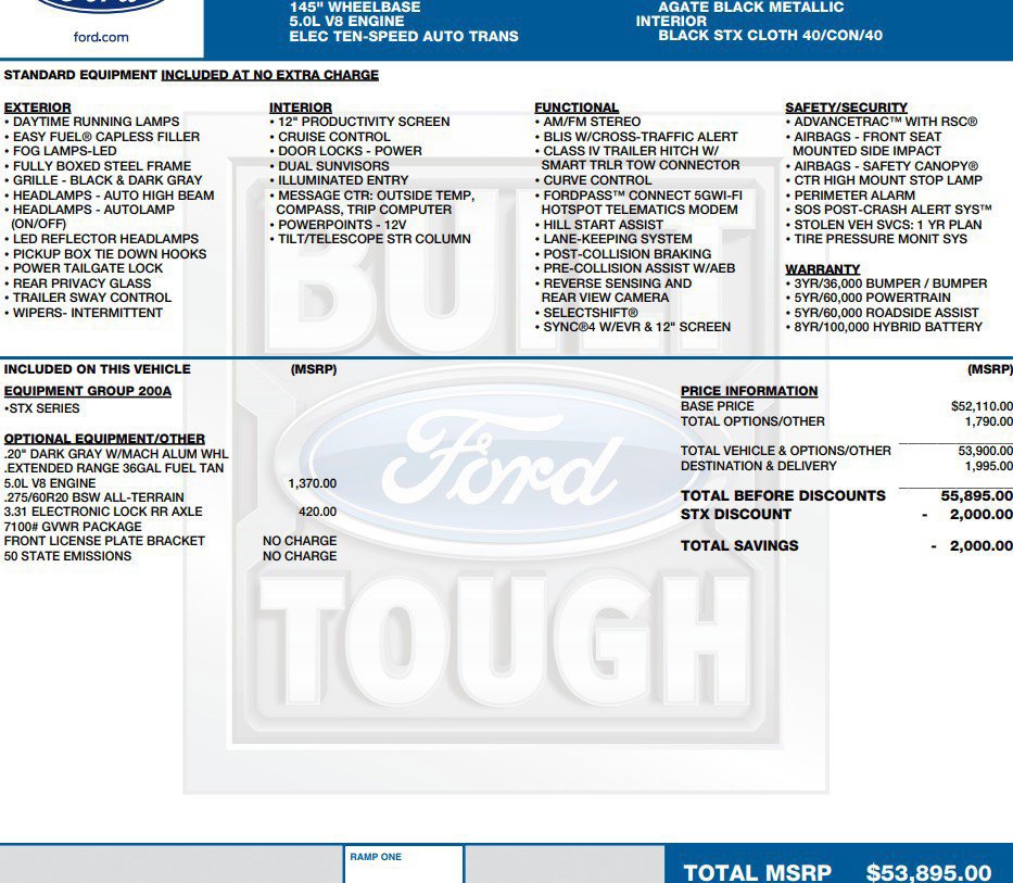 Used 2024 Ford F150 STX AWD/4WD image 2