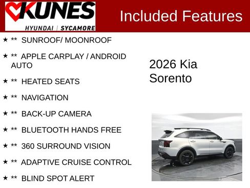 Used 2026 Kia Sorento SX image 2