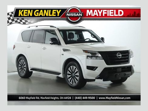 Used 2022 Nissan Armada SL w/ Midnight Edition Package RWD image 1