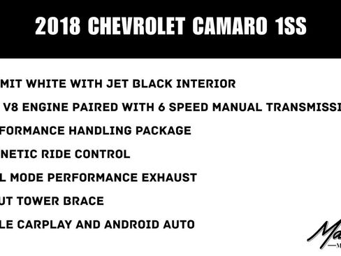 Used 2018 Chevrolet Camaro SS RWD image 2