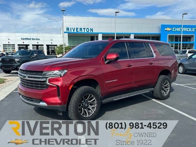 Used 2021 Chevrolet Suburban LT w/ Rear Media and Nav Package AWD/4WD image 1