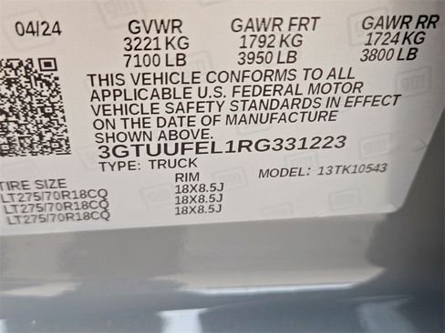 Used 2024 GMC Sierra 1500 AT4X image 34