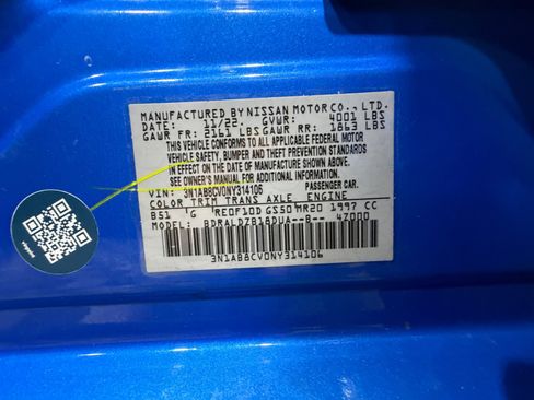 Certified 2022 Nissan Sentra SV w/ All-Weather Package image 25