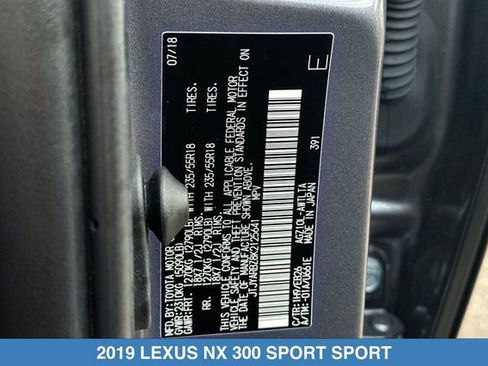Used 2019 Lexus NX 300 F Sport w/ F Sport Premium Package FWD image 33