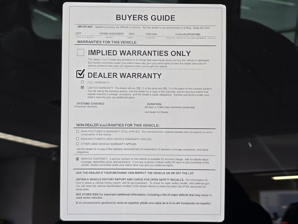 Used 2023 Jeep Grand Wagoneer 4WD image 45