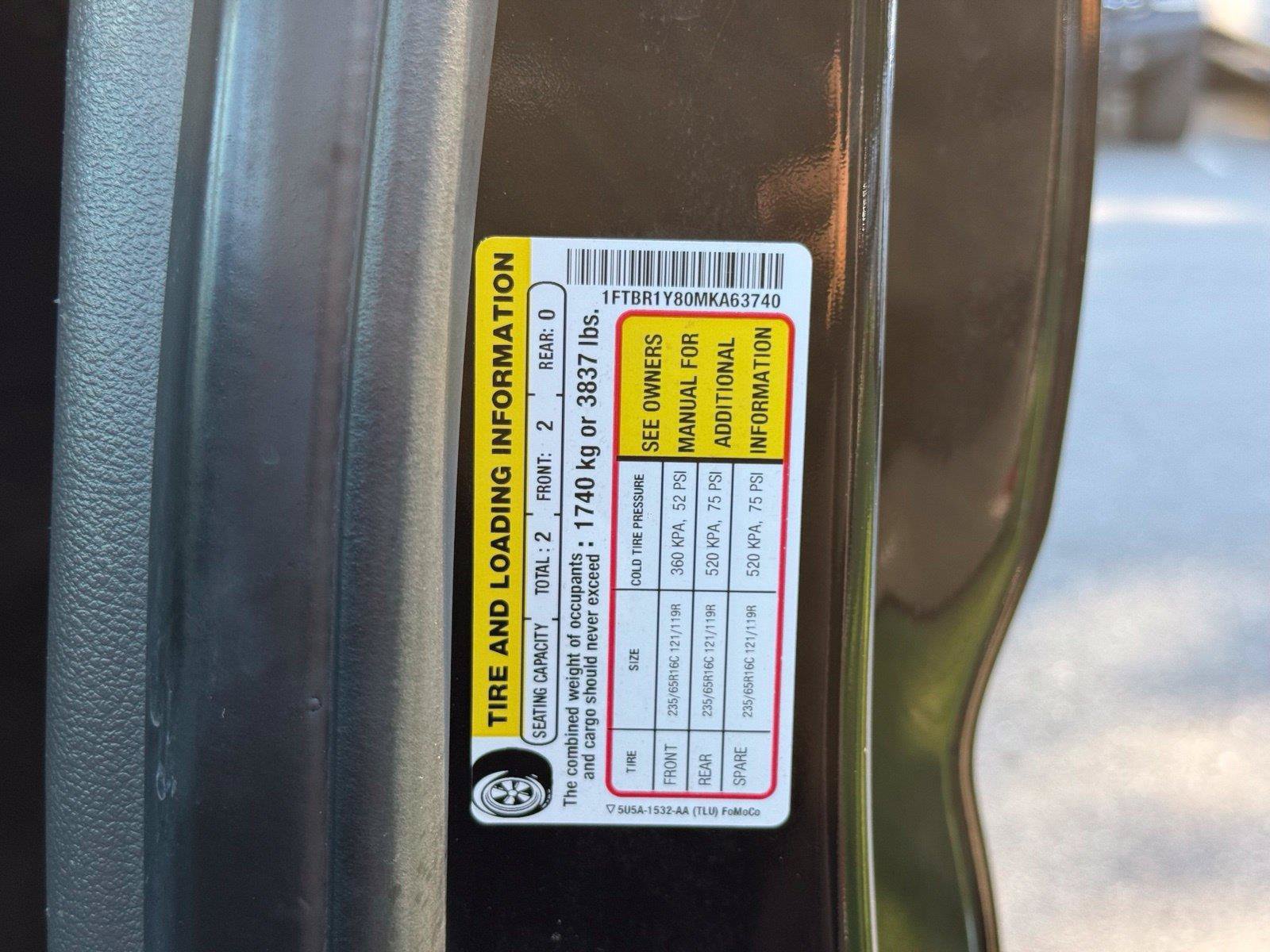 Used 2021 Ford Transit 250 Low Roof w/ Load Area Protection Package RWD image 42