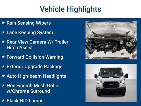 Used 2025 Ford Transit 250 Low Roof w/ Exterior Upgrade Package RWD image 3