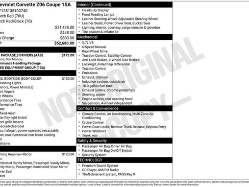 Used 2003 Chevrolet Corvette Z06 w/ Memory Package, 3 Drivers RWD image 34