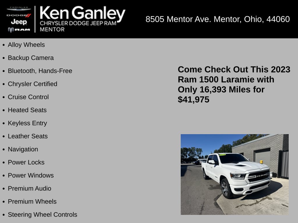 Certified 2023 RAM 1500 Laramie AWD/4WD image 5