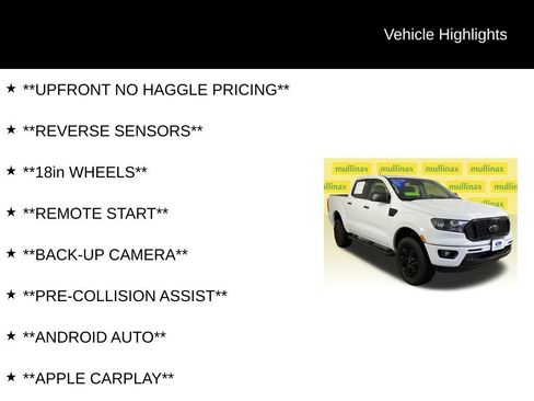 Certified 2023 Ford Ranger XLT w/ Equipment Group 301A Mid image 12