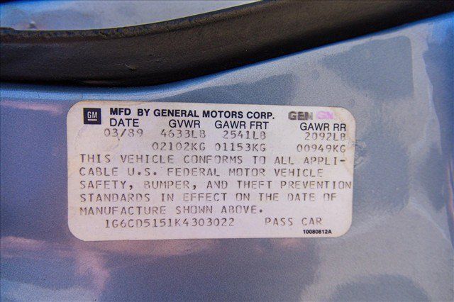 Used 1989 Cadillac De Ville Sedan FWD image 22