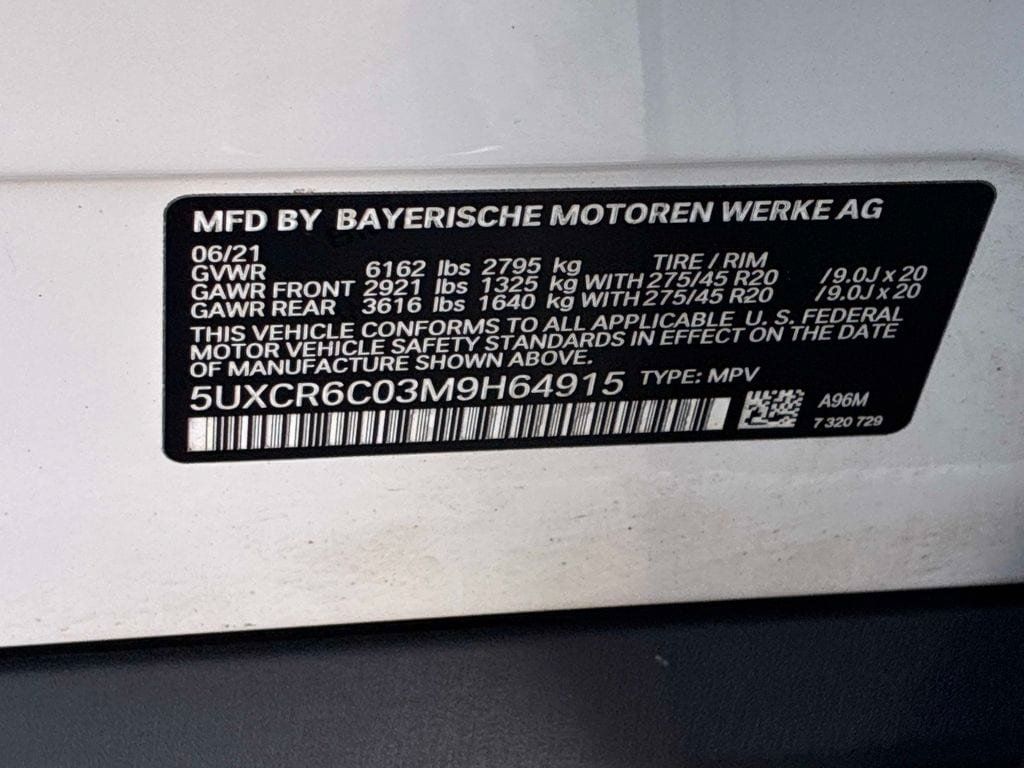 Used 2021 BMW X5 xDrive40i w/ Parking Assistance Package AWD/4WD image 25