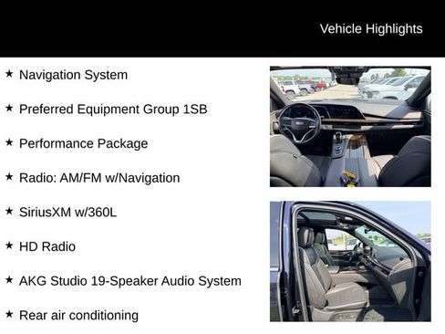 Used 2023 Cadillac Escalade Premium Luxury w/ Performance Package AWD/4WD image 12