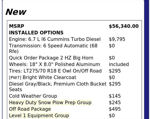 Used 2024 RAM 2500 Big Horn w/ Off Road Package AWD/4WD image 4