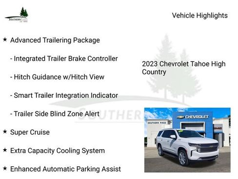 Used 2023 Chevrolet Tahoe High Country w/ Advanced Technology Package AWD/4WD image 29