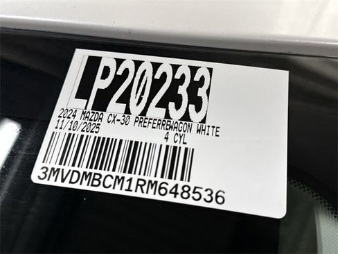 Used 2024 MAZDA CX-30 AWD 2.5 S w/ Preferred Package image 30