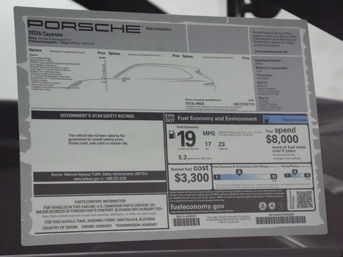 New 2026 Porsche Cayenne AWD/4WD image 25