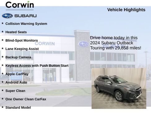 Used 2024 Subaru Outback Touring image 6