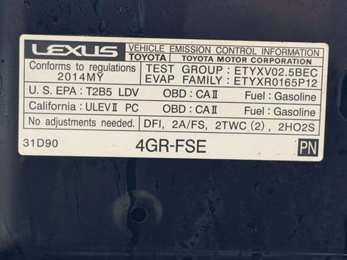 Used 2014 Lexus IS 250 AWD w/ F-Sport Package image 13
