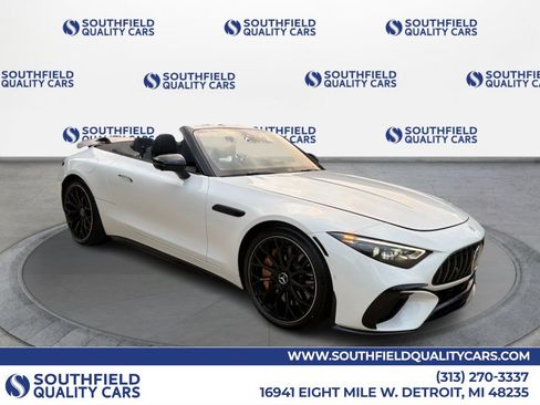 Used 2022 Mercedes-Benz SL 63 AMG 4MATIC w/ AMG Aerodynamic Package image 1
