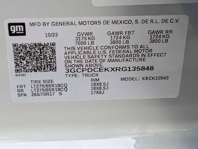 Used 2024 Chevrolet Silverado 1500 Custom Trail Boss w/ LPO, Dark Essentials Package AWD/4WD image 29