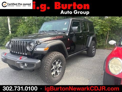 Used 2022 Jeep Wrangler Unlimited Rubicon w/ LED Lighting Group AWD/4WD image 1