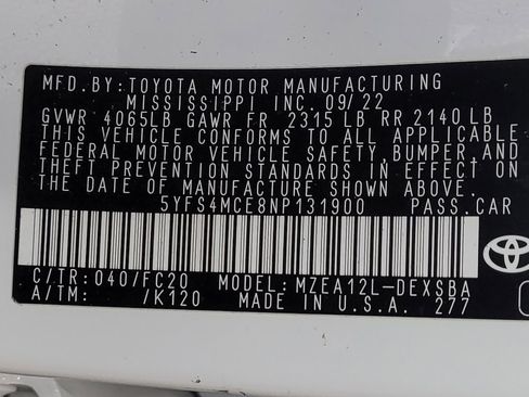 Used 2022 Toyota Corolla SE image 33