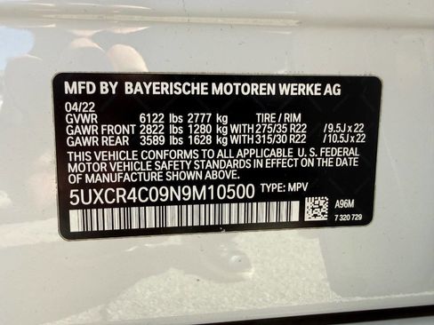 Used 2022 BMW X5 sDrive40i w/ M Sport Package RWD image 98