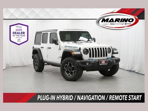 Used 2022 Jeep Wrangler Unlimited Rubicon 4xe w/ Dual Top Group AWD/4WD image 1