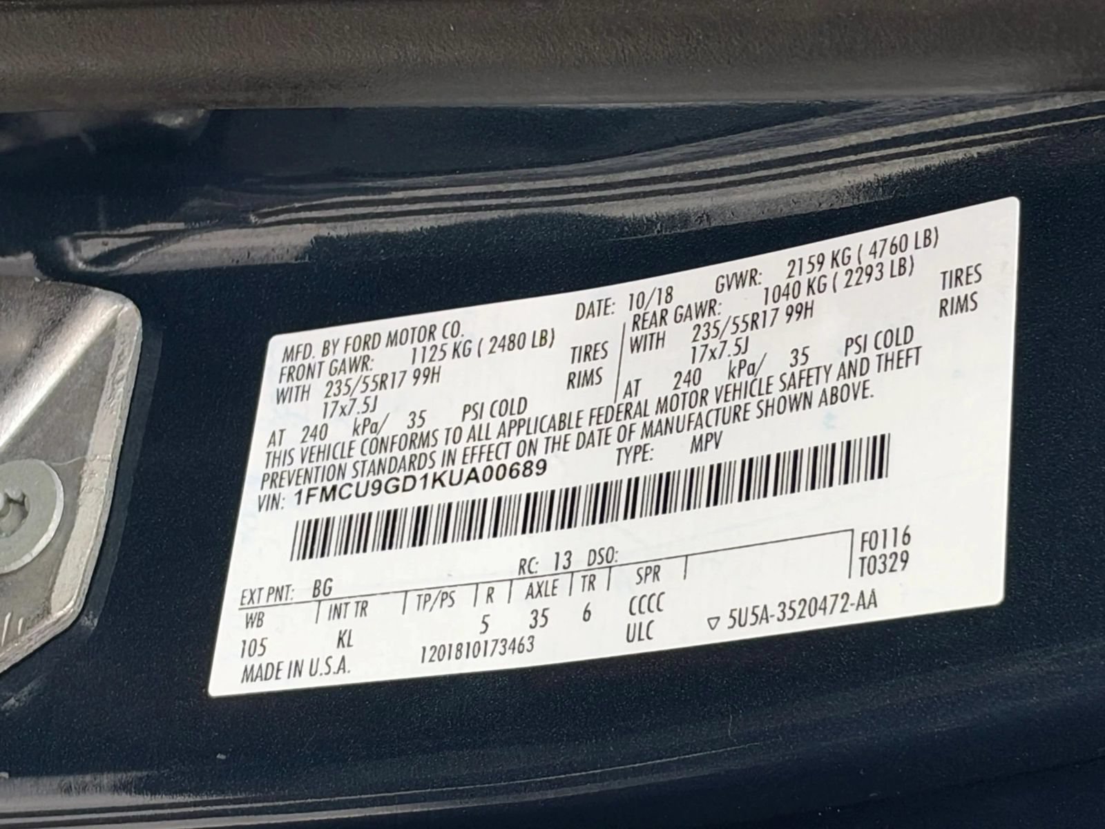 Used 2019 Ford Escape SE AWD/4WD image 39