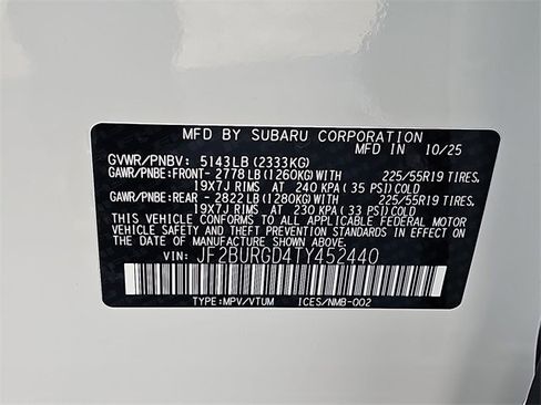 New 2026 Subaru Outback Limited XT image 22