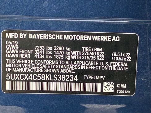Used 2019 BMW X7 xDrive50i w/ Premium Package image 66