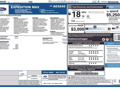 Used 2024 Ford Expedition Max Limited image 6