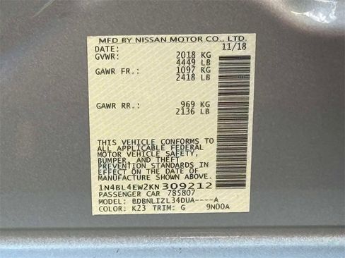 Used 2019 Nissan Altima 2.5 SL image 35