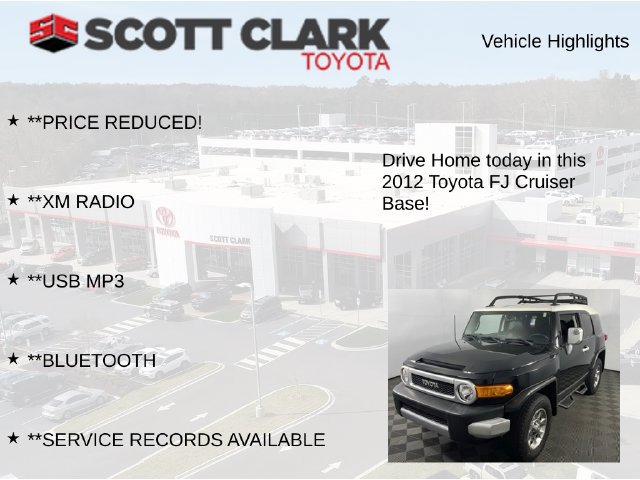 Used 2012 Toyota FJ Cruiser 4WD w/ Upgrade Pkg image 8