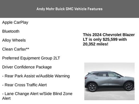 Used 2024 Chevrolet Blazer LT w/ Convenience Package image 4