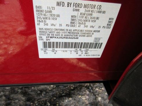 Used 2024 Ford Edge SEL w/ Convenience Package image 42