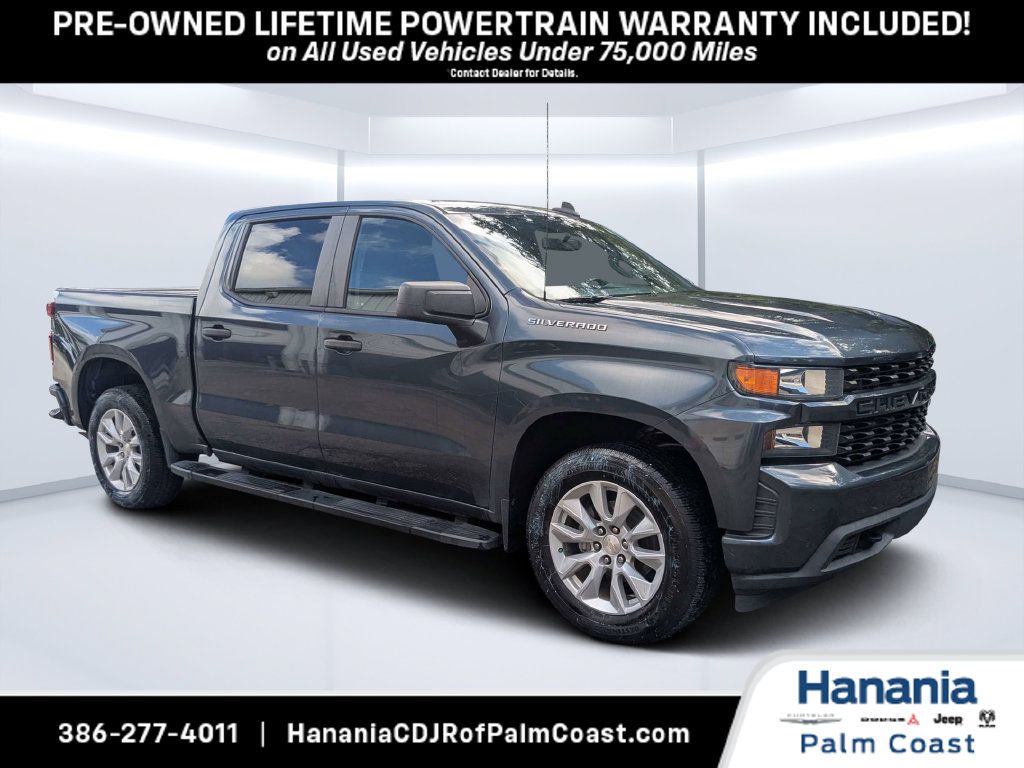 Used 2021 Chevrolet Silverado 1500 Custom RWD image 1